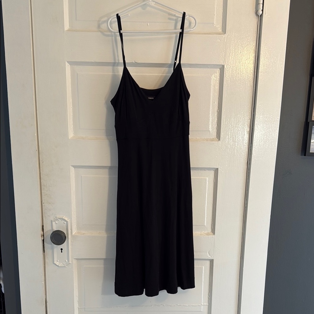 Express Black Spaghetti Strap Dress
